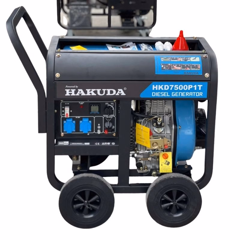 Máy Phát Điện Chạy Dầu 7KW Hakuda HKD7500P1T