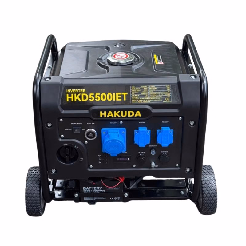 Máy phát điện gia đình 5KW Hakuda HKD5500IET Inverter