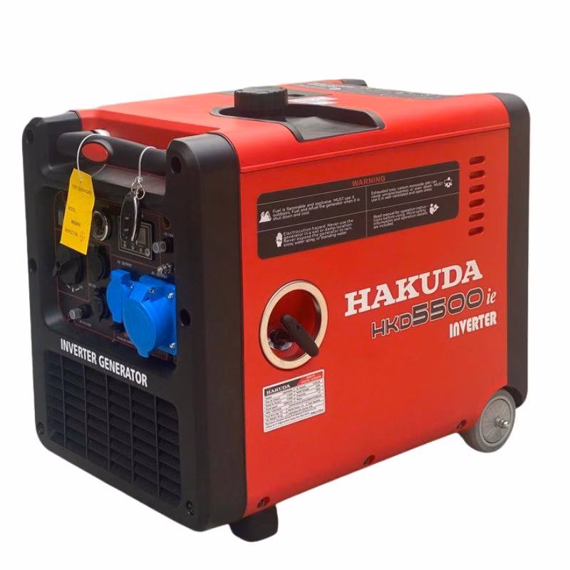 Máy phát điện gia đình 5KW chạy xăng Hakuda HKD5500ie