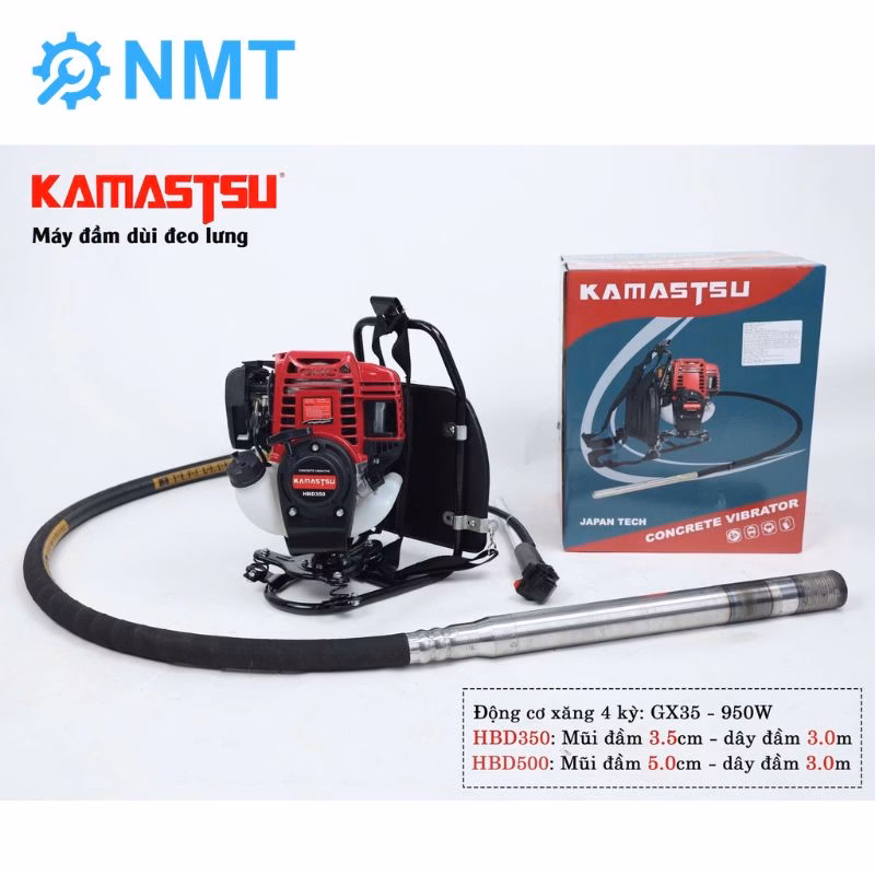 Máy đầm dùi đeo lưng Kamastsu HBD350 giá rẻ