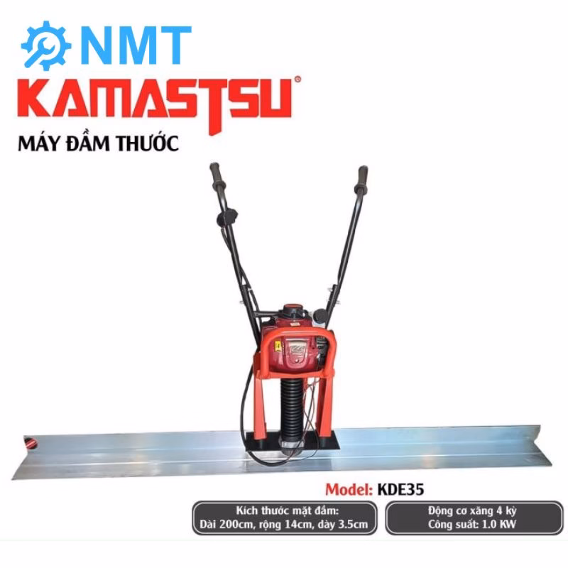 Máy đầm thước Kamastsu KDE35 chính hãng