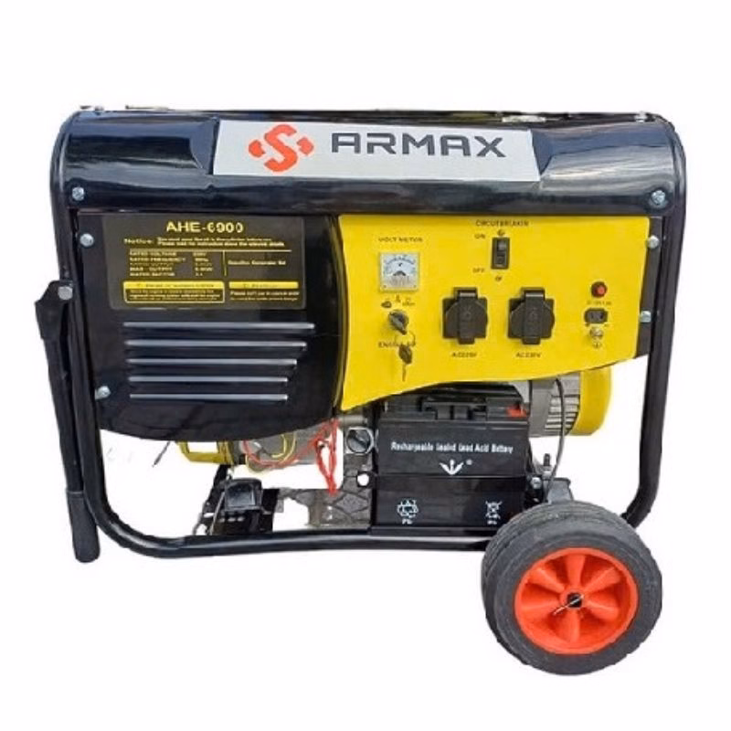 Máy phát điện gia đình 6Kw Armax AHE-8900 Đề Điện