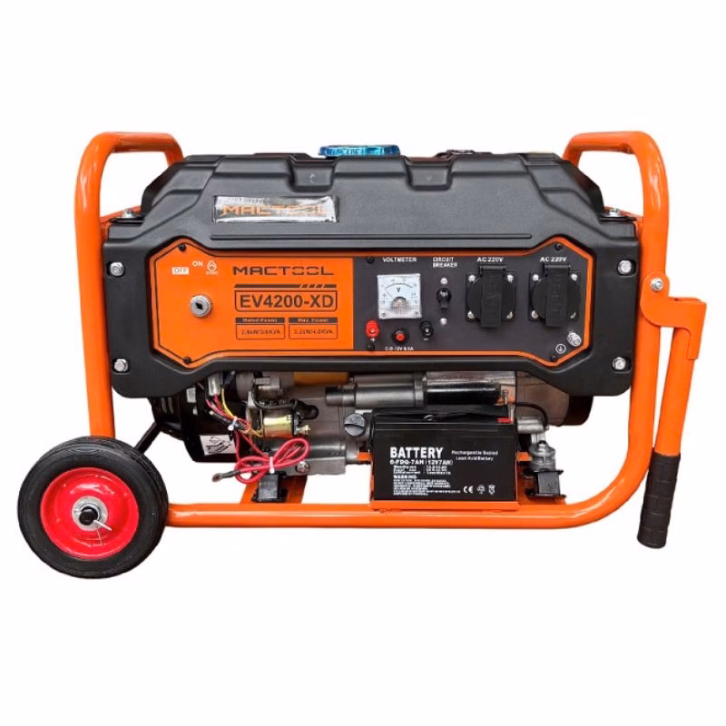 Máy phát điện gia đình 3KW Mactool EV4200-XD Đề Nổ