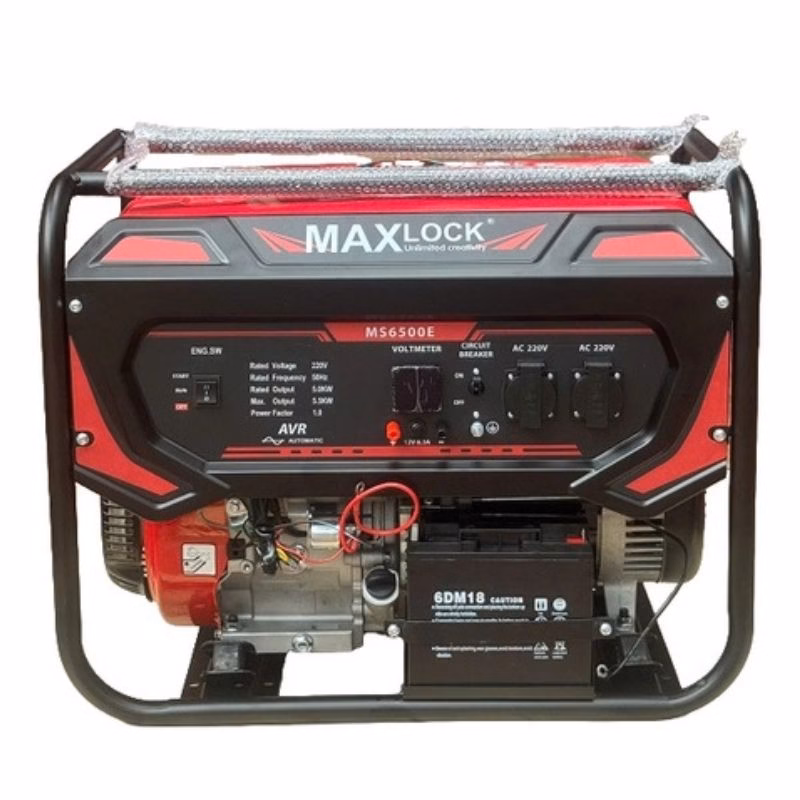Máy phát điện gia đình 5Kw Maxlock MS6500E Đề Nổ