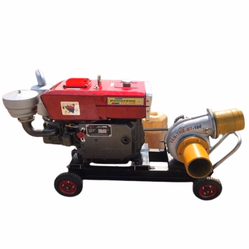 Máy bơm nước đầu nổ Diesel D20 nước quay tay phi 150