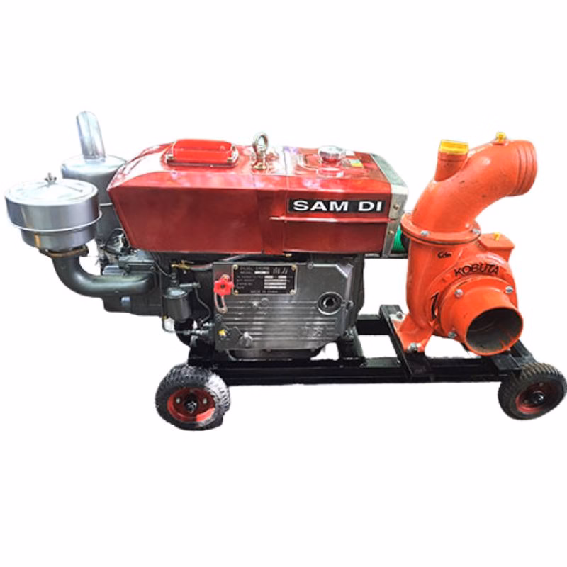 Máy bơm nước đầu nổ Diesel D24 gió đề nổ đầu bơm 150