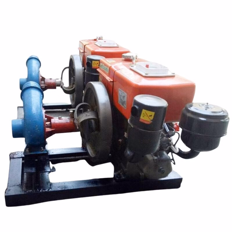 Máy bơm nước đầu nổ Diesel D8 nước quay tay đầu bơm phi 76