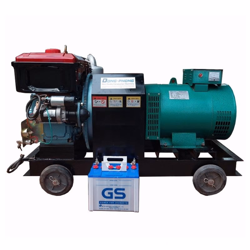 Máy phát điện đầu nổ 30KW Đông Phong D40 220V nước đề