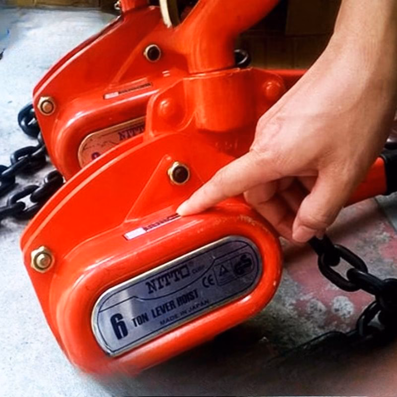 Pa lăng xích lắc tay 6 tấn NITTO 6T