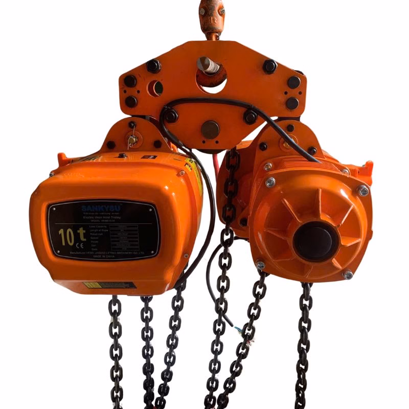 Pa lăng xích điện 10 tấn cố định SANKYSU KKBB10-04