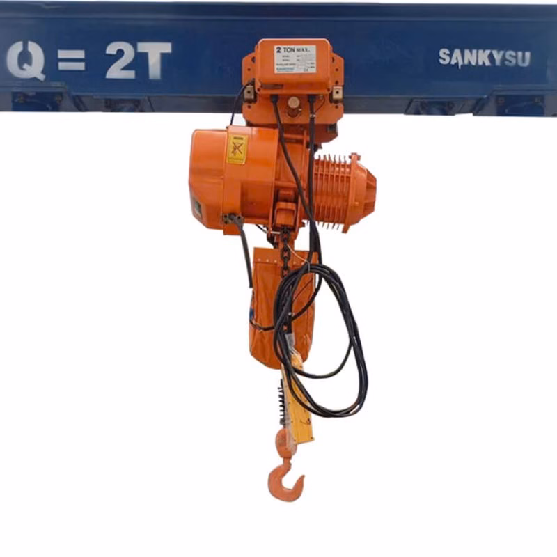 Pa lăng xích điện di chuyển 2 tấn SANKYSU KKBB02-01 380V