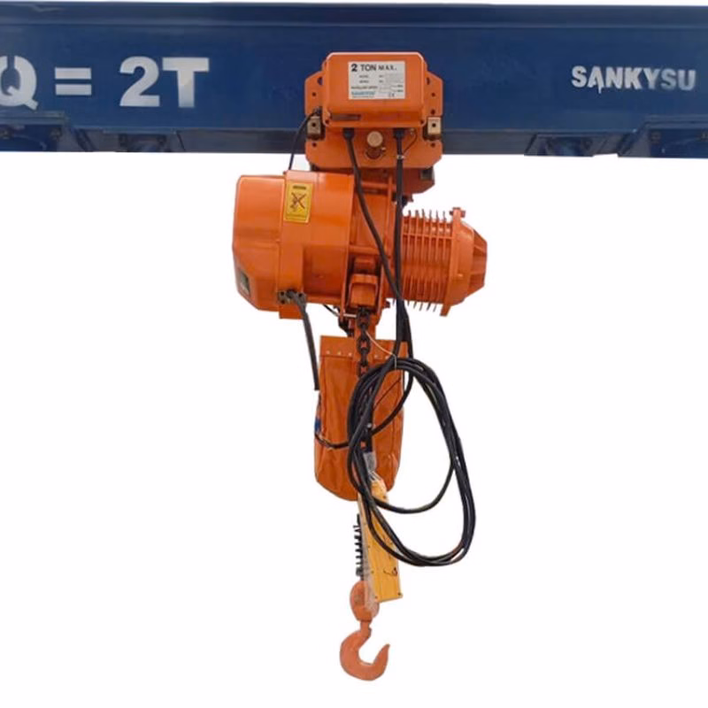 Pa lăng xích điện di chuyển 3 tấn SANKYSU KKBB03-01 380V