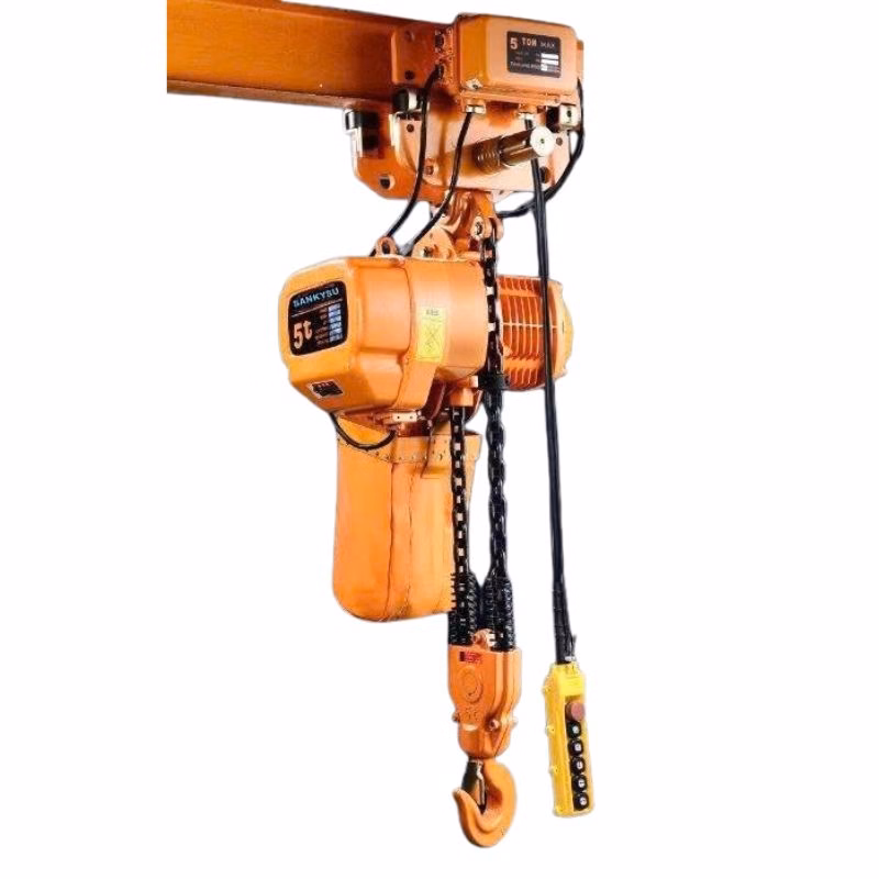 Pa lăng xích điện di chuyển 5 tấn SANKYSU KKBB05-02 380V