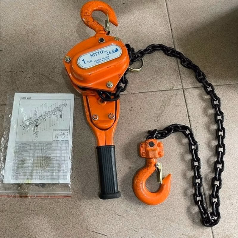Pa lăng xích lắc tay 1 tấn